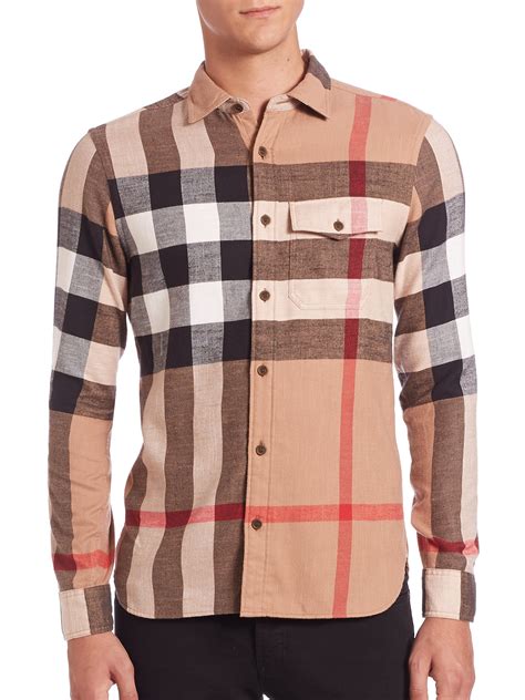 burberry shirt size|Burberry shirt sale men's.